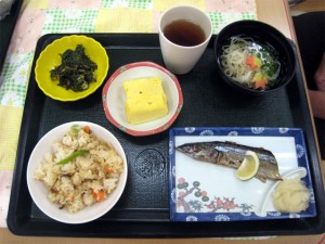 さんまと炊き込みご飯